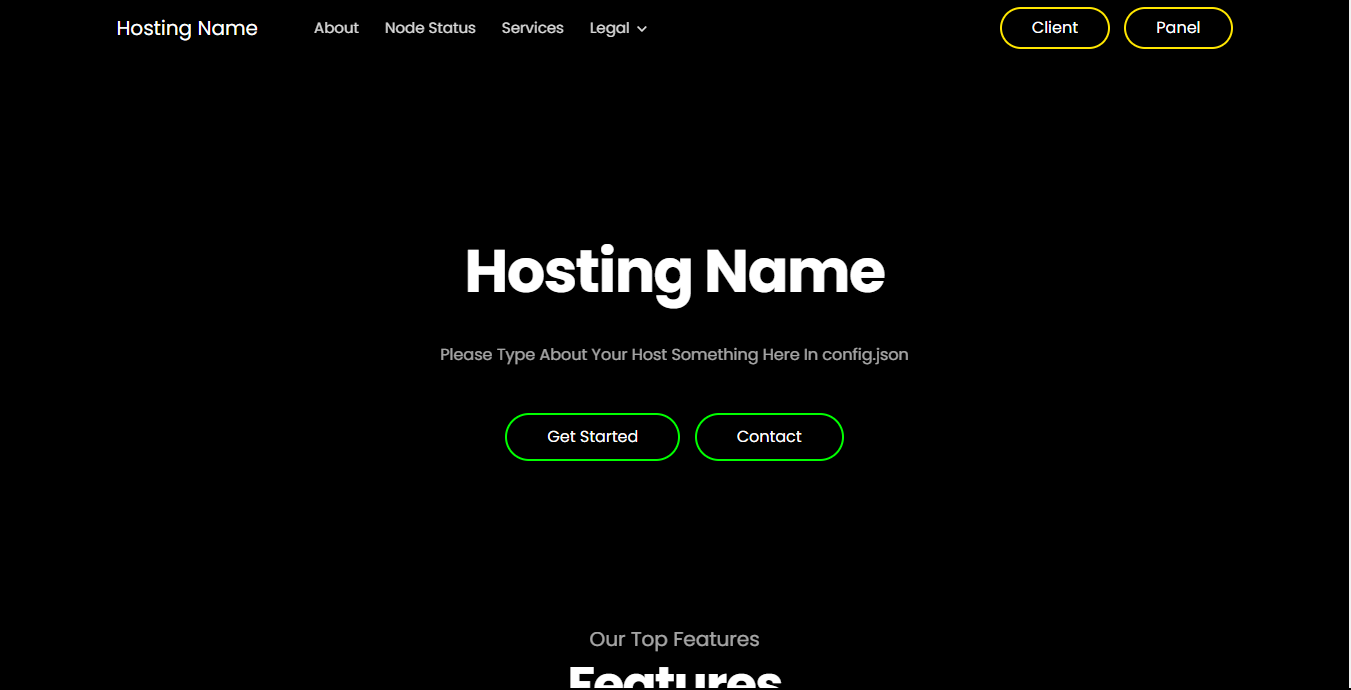 Hosting Template 3